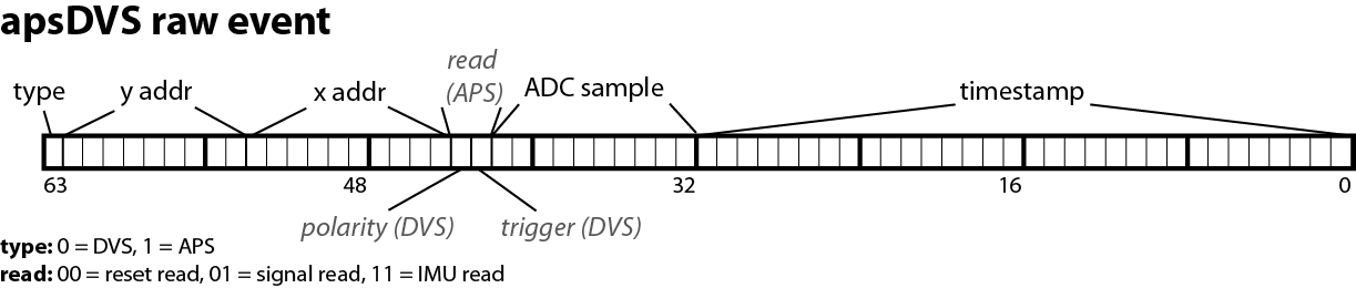 APS DVS event raw