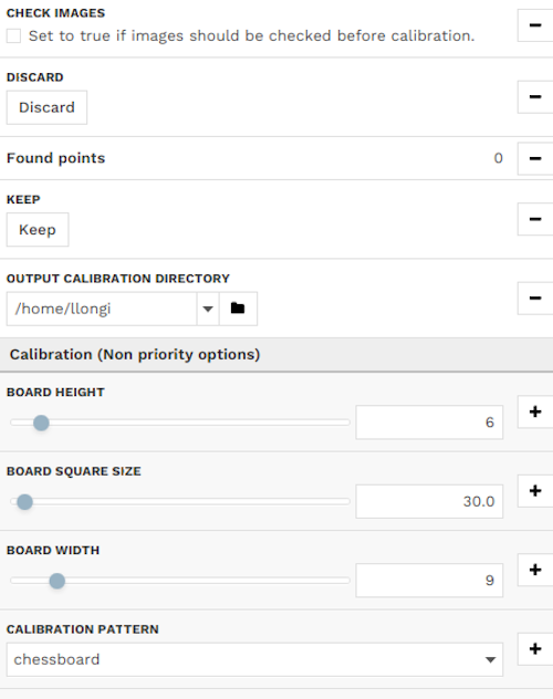 Example pre-start setup