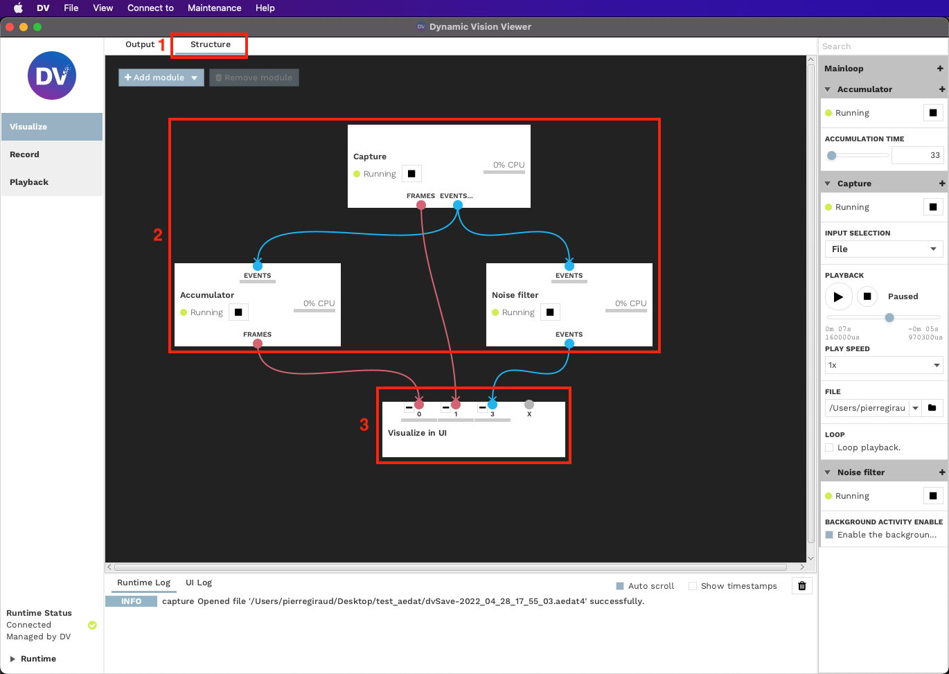 Structure Tab